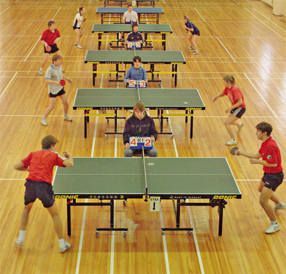 Спартакиада нефтегазовых вузов России. Уфа, 2006. Соревнования по настольному теннису