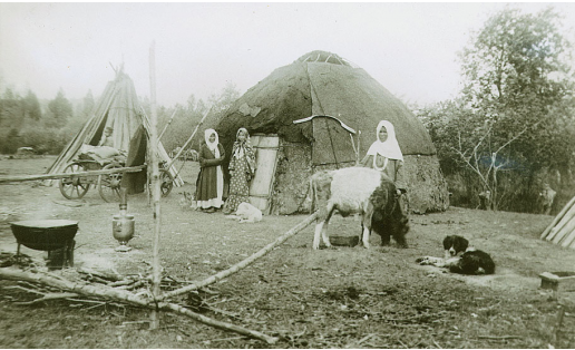 Башкиры на летовке. Нач. 20 в.