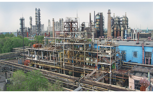 Стерлитамакский нефтехимический завод. Цех по производству углеводородов